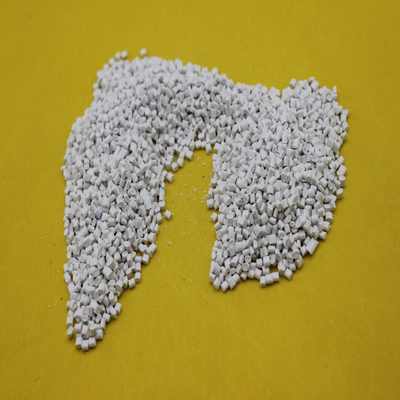 佛山瓷白色PC合金防火级塑料颗粒料工厂直销ABS合金塑料粒子